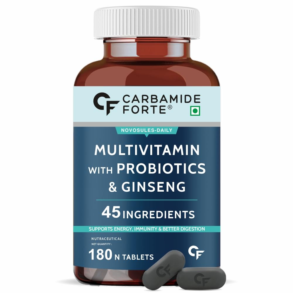 Carbamide Forte Multivitamin with Probiotics and Ginseng, 180 tablets