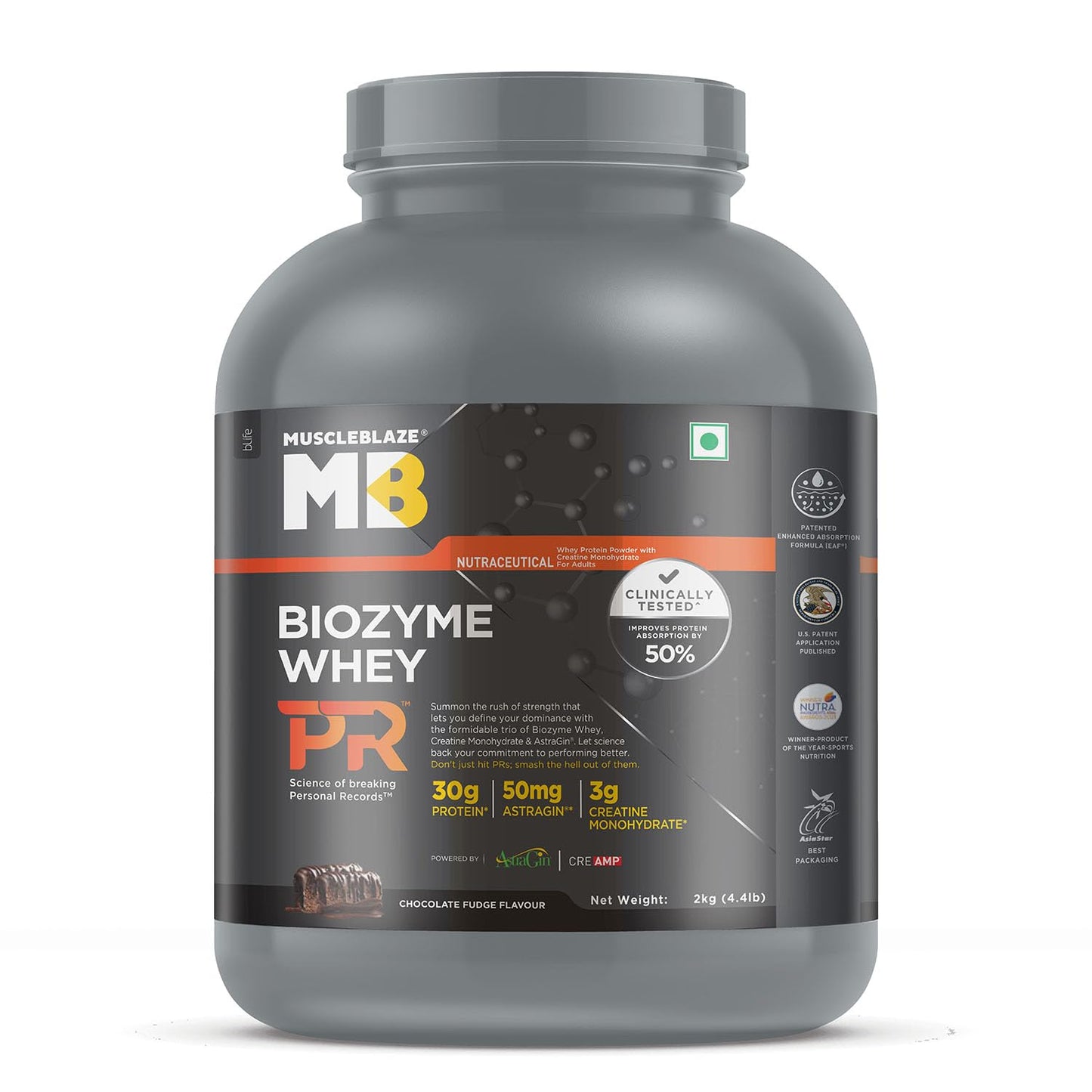 MuscleBlaze Biozyme Whey PR 2kg