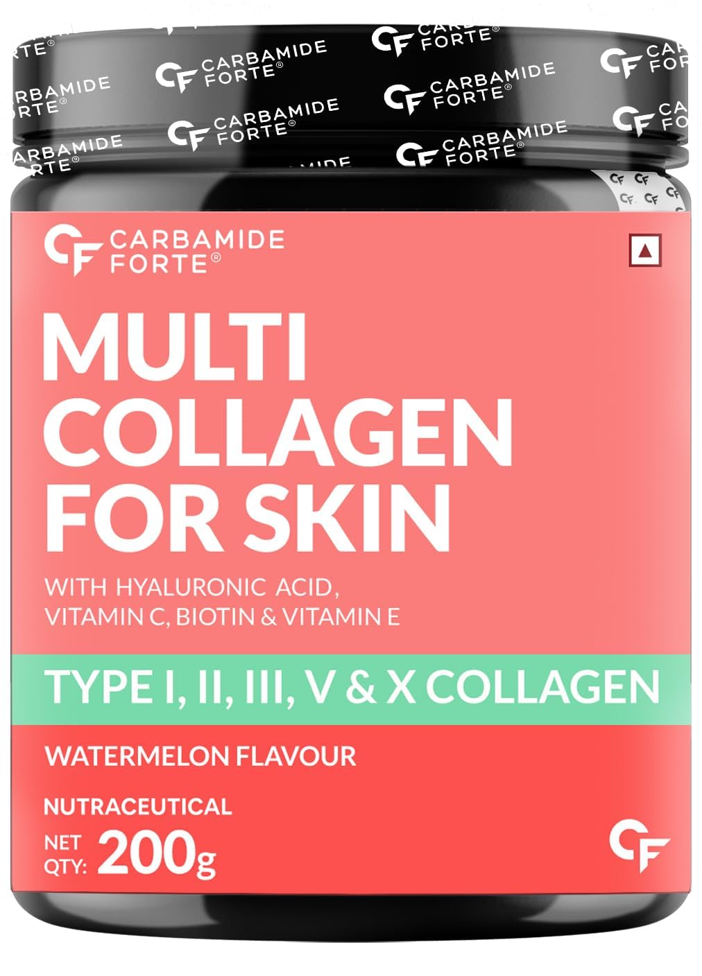 Carbamide Forte Multi Collagen for skin, 200gm, Watermelon