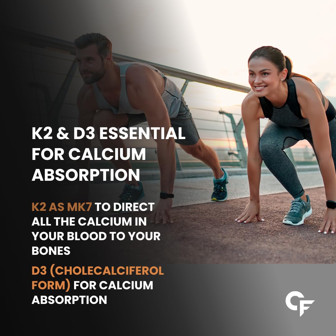 Carbamide Forte Vitamin D3 K2 for wellness, 120 tablets