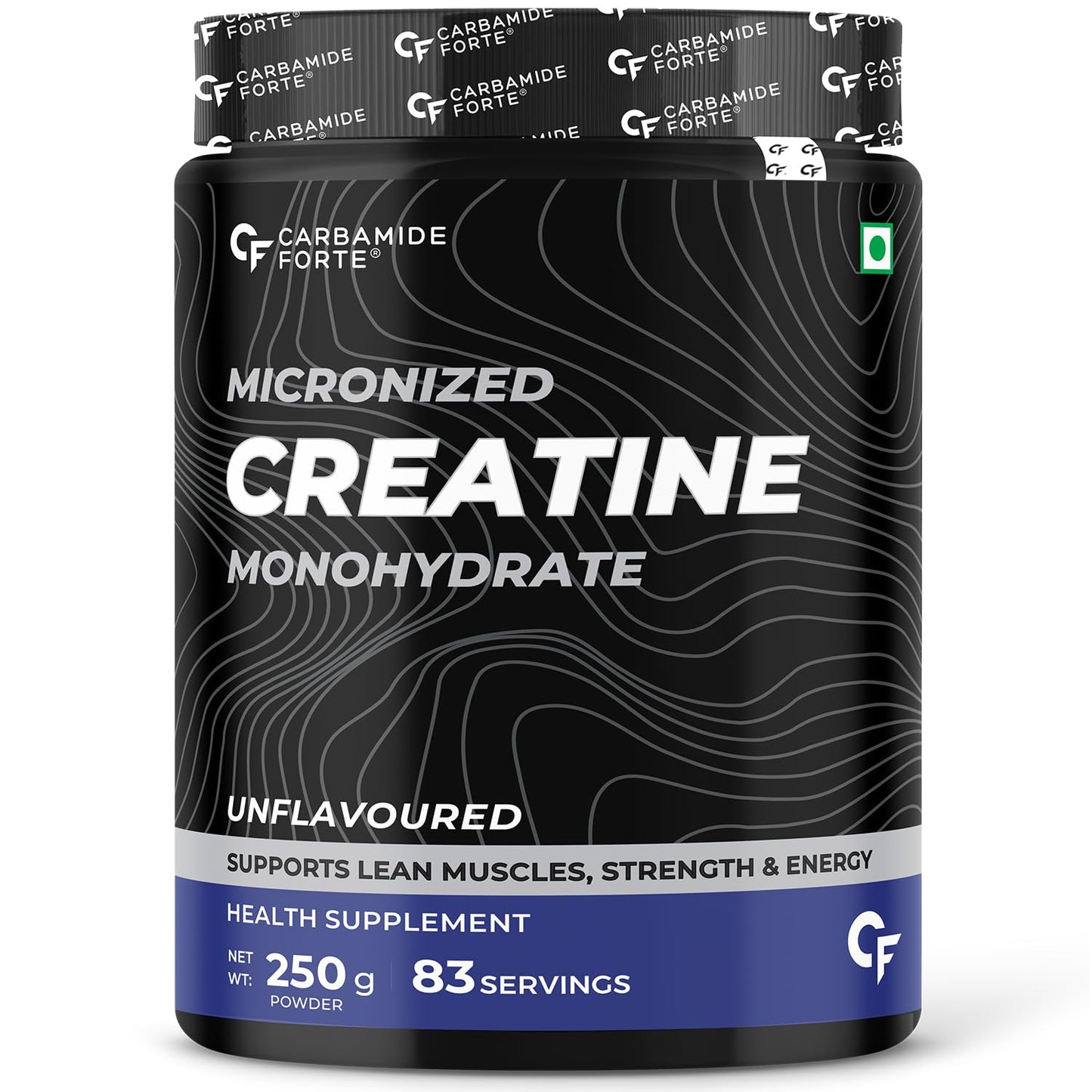 Carbamide Forte Creatine Monohydrate Unflavoured 250gm, 83 servings