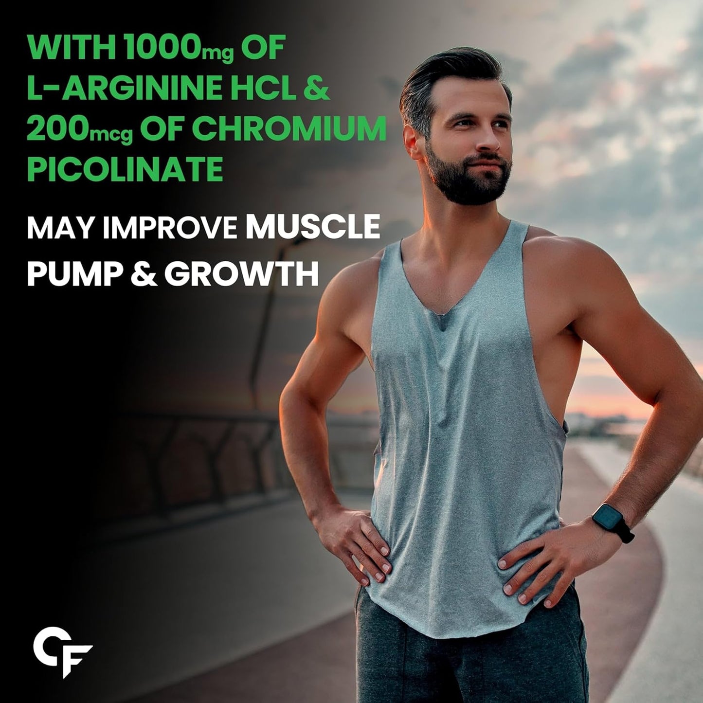 Carbamide Forte L-arginine HCl 1000mg, 120 capsules