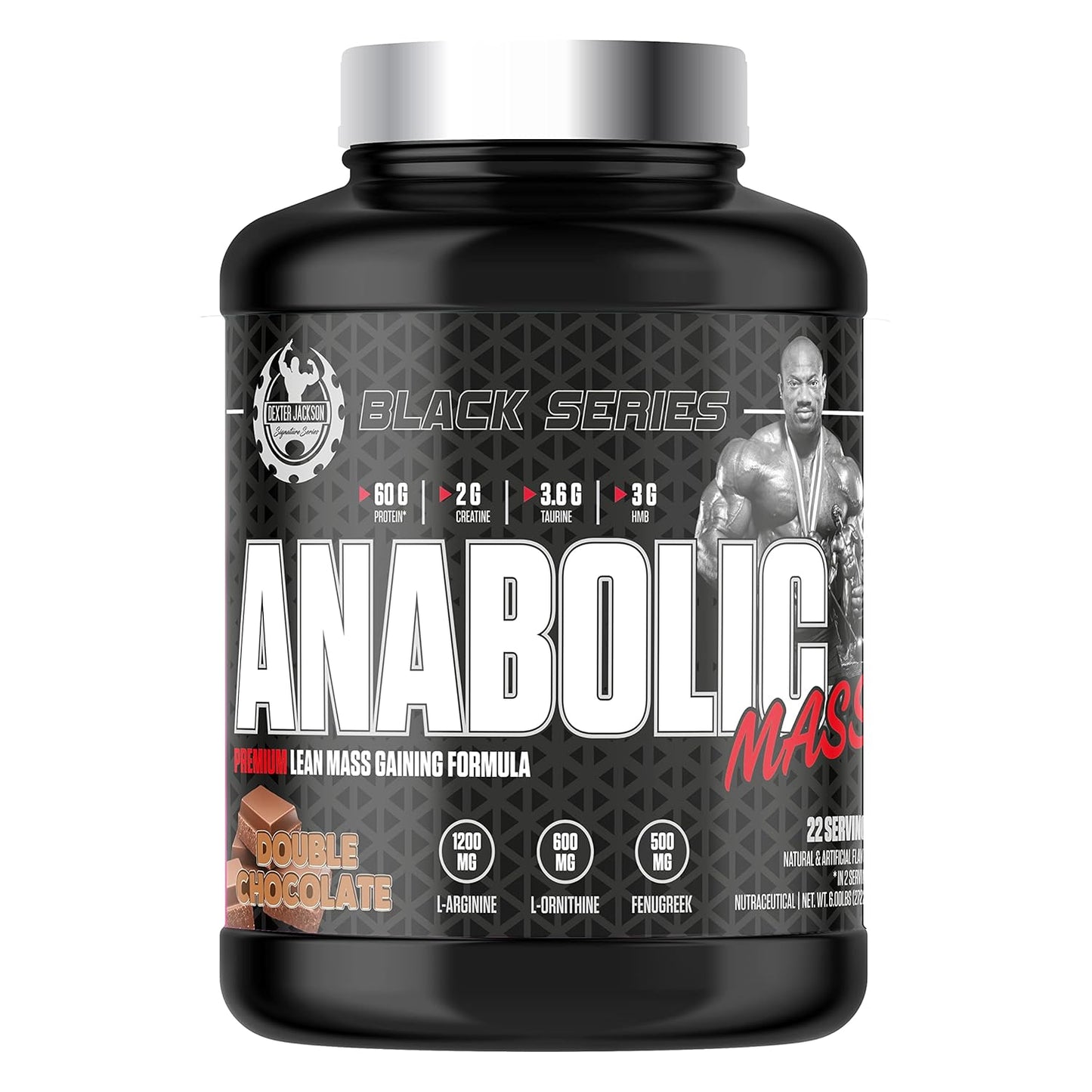 Dexter Jackson Black Series Anabolic Mass Gainer, 6 lbs