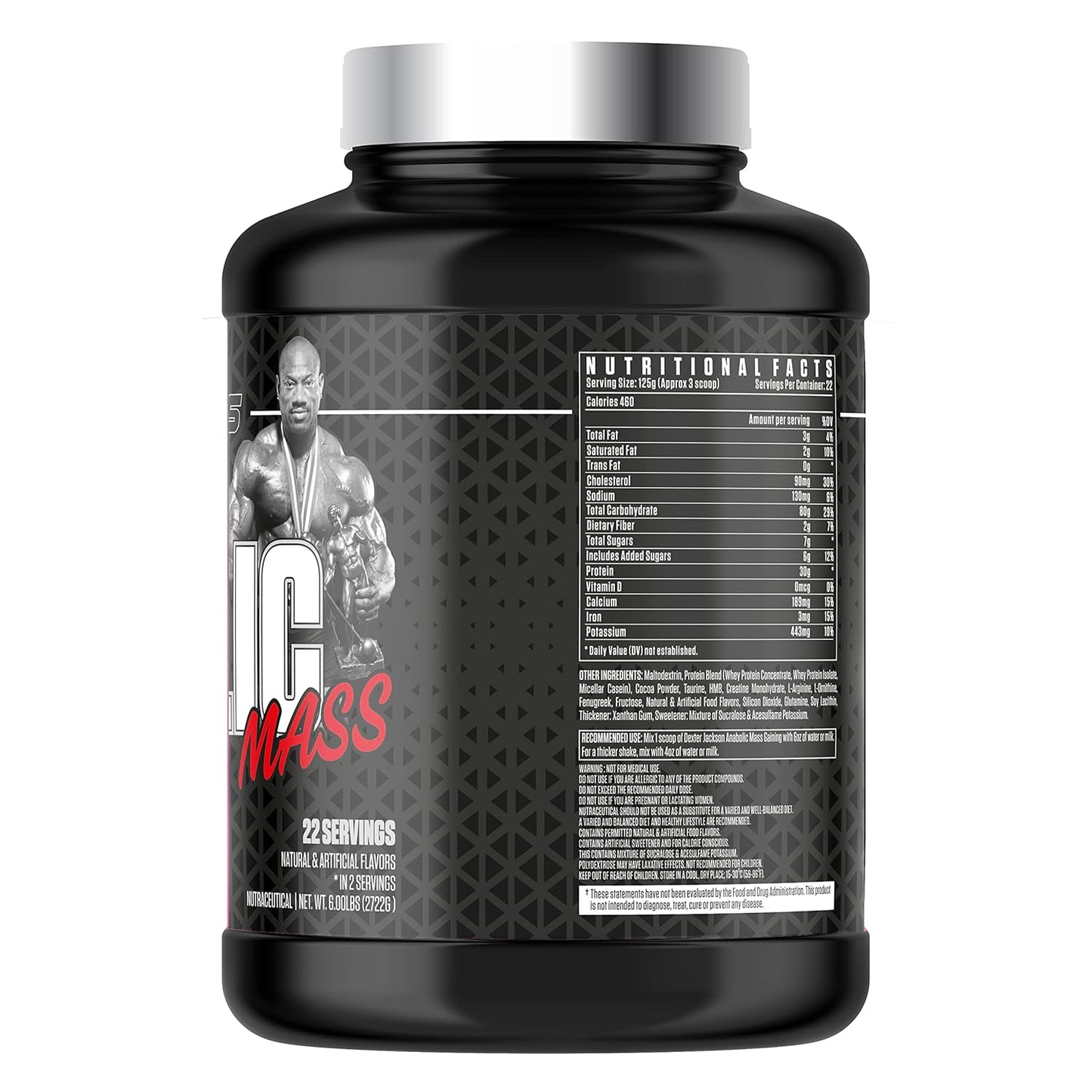 Dexter Jackson Black Series Anabolic Mass Gainer, 6 lbs