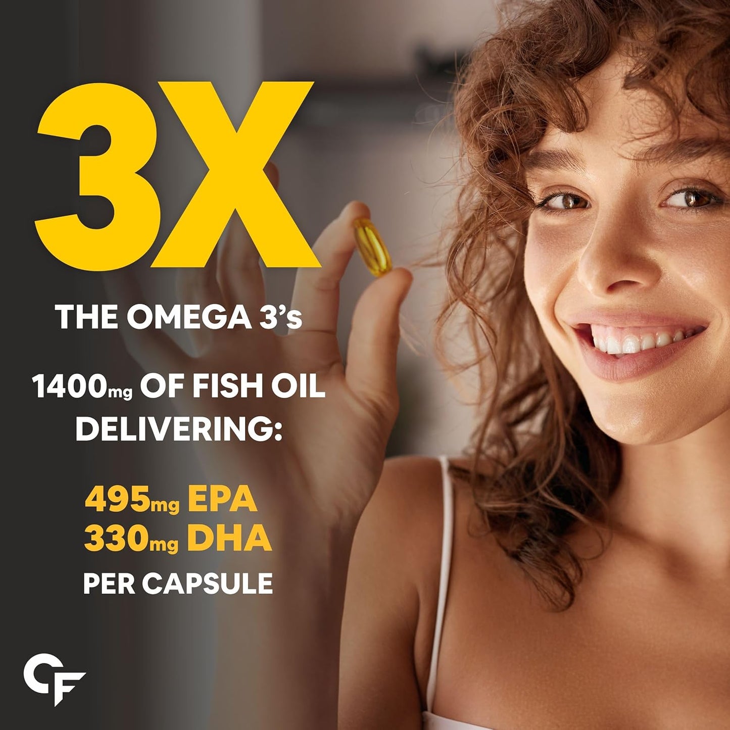 Carbamide Forte Triple Strength Fish oil Omega3 1400mg, 90 softgels