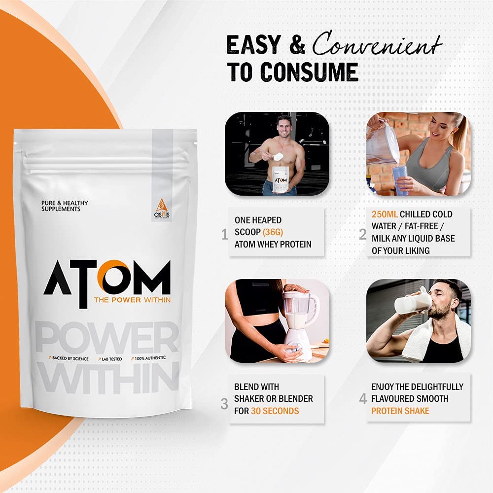 As-it-is ATOM Whey Protein Powder