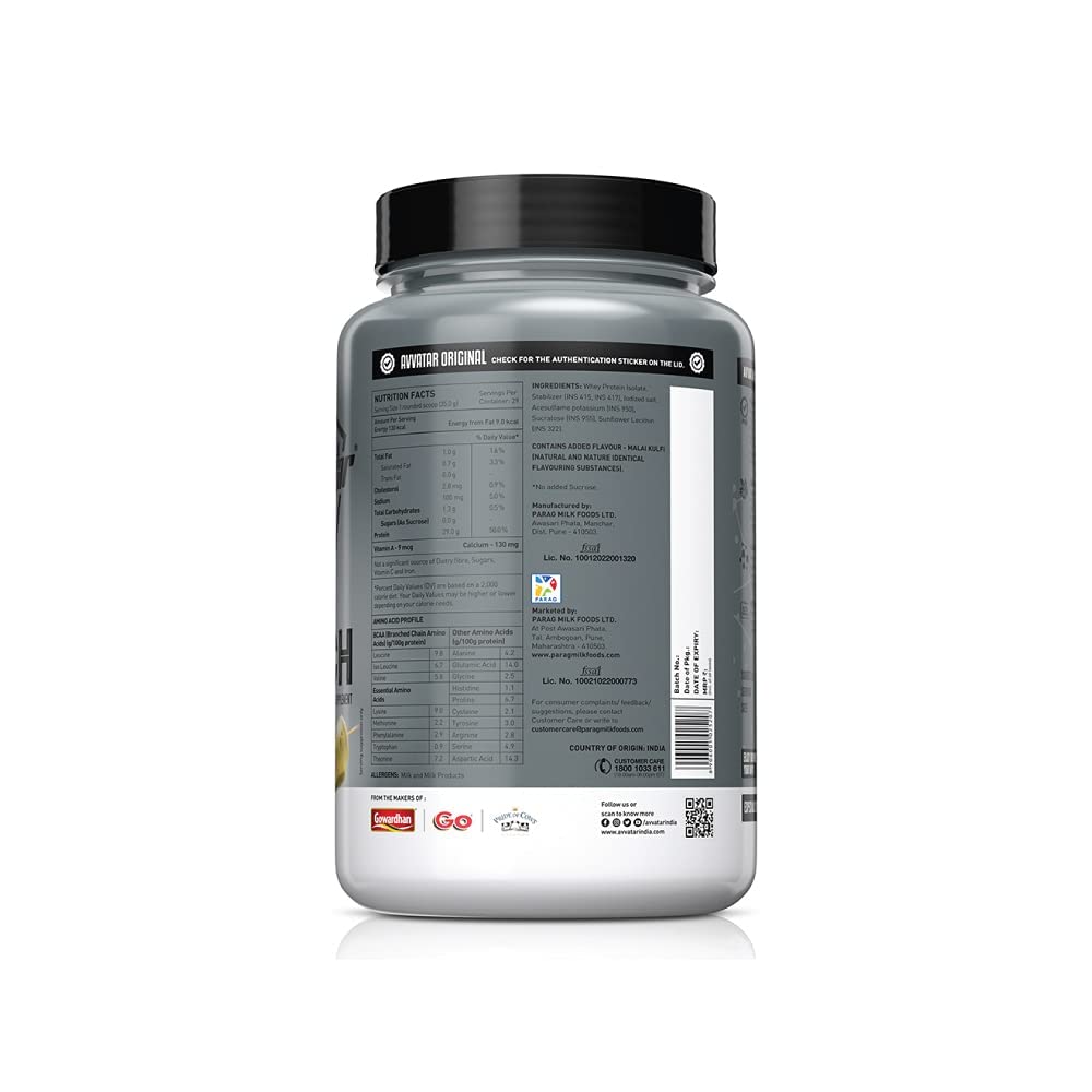 Avvatar Isorich Whey Protein Isolate