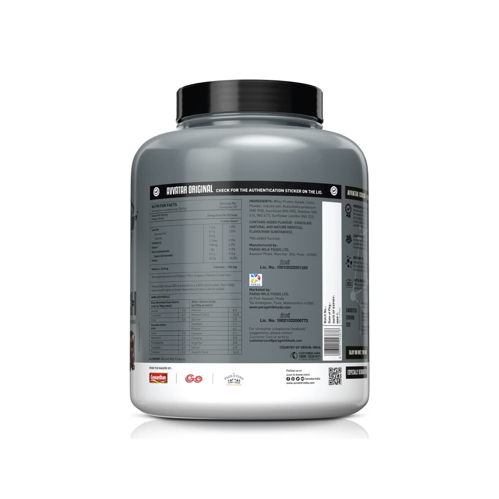 Avvatar Isorich Whey Protein Isolate