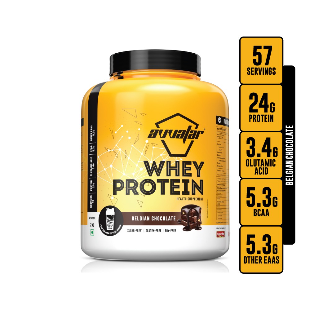 Avvatar Whey Protein Powder, 2kg