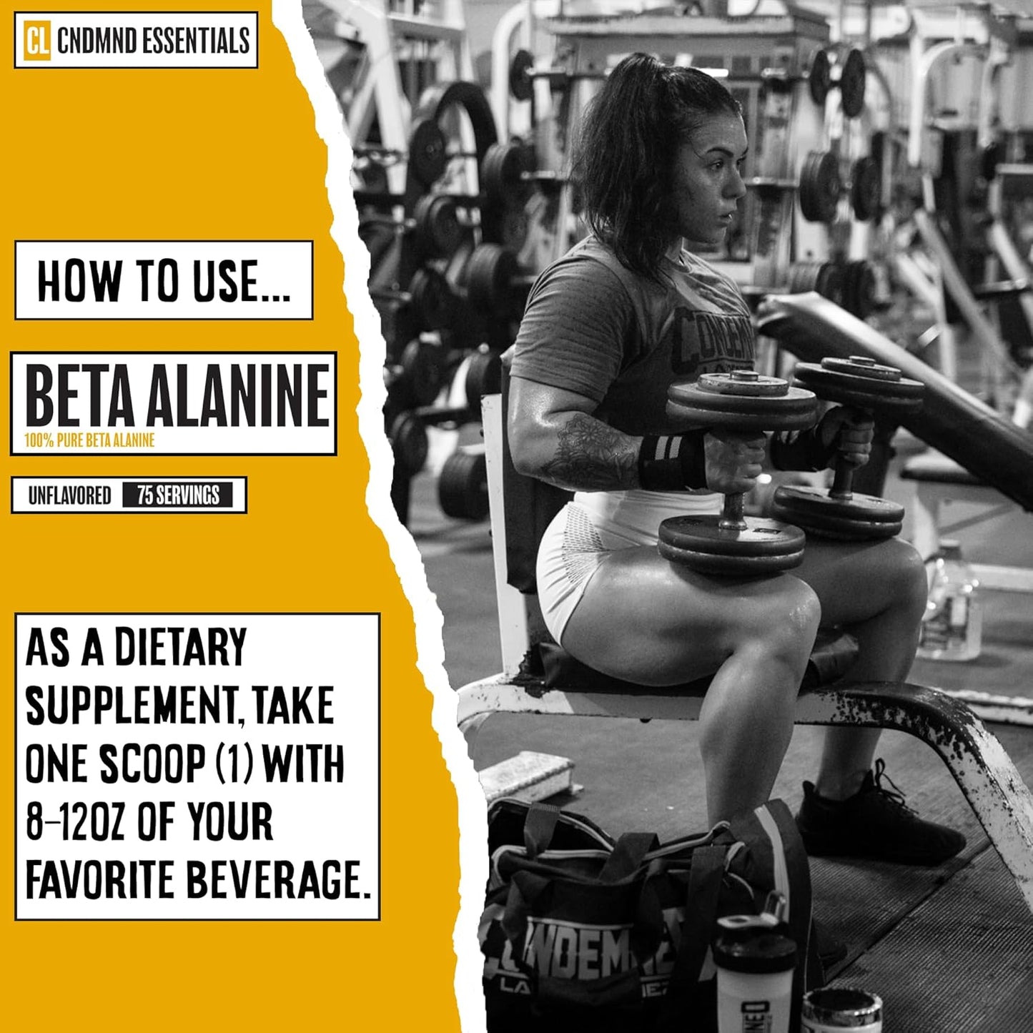 Condemned Labz 100% Pure Beta Alanine Powder, 75 servings