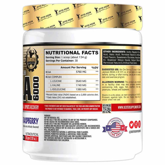 Dexter Jackson BCAA powder, 30 servings