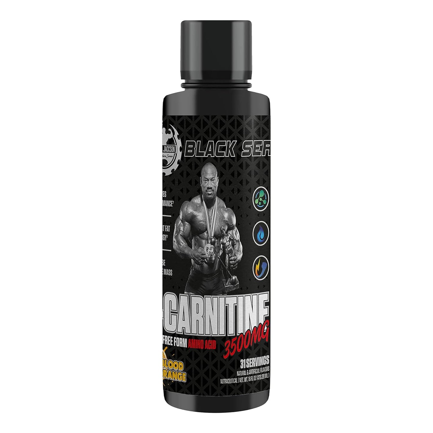 Dexter Jackson Black Series Carnitine liquid, 31 servings