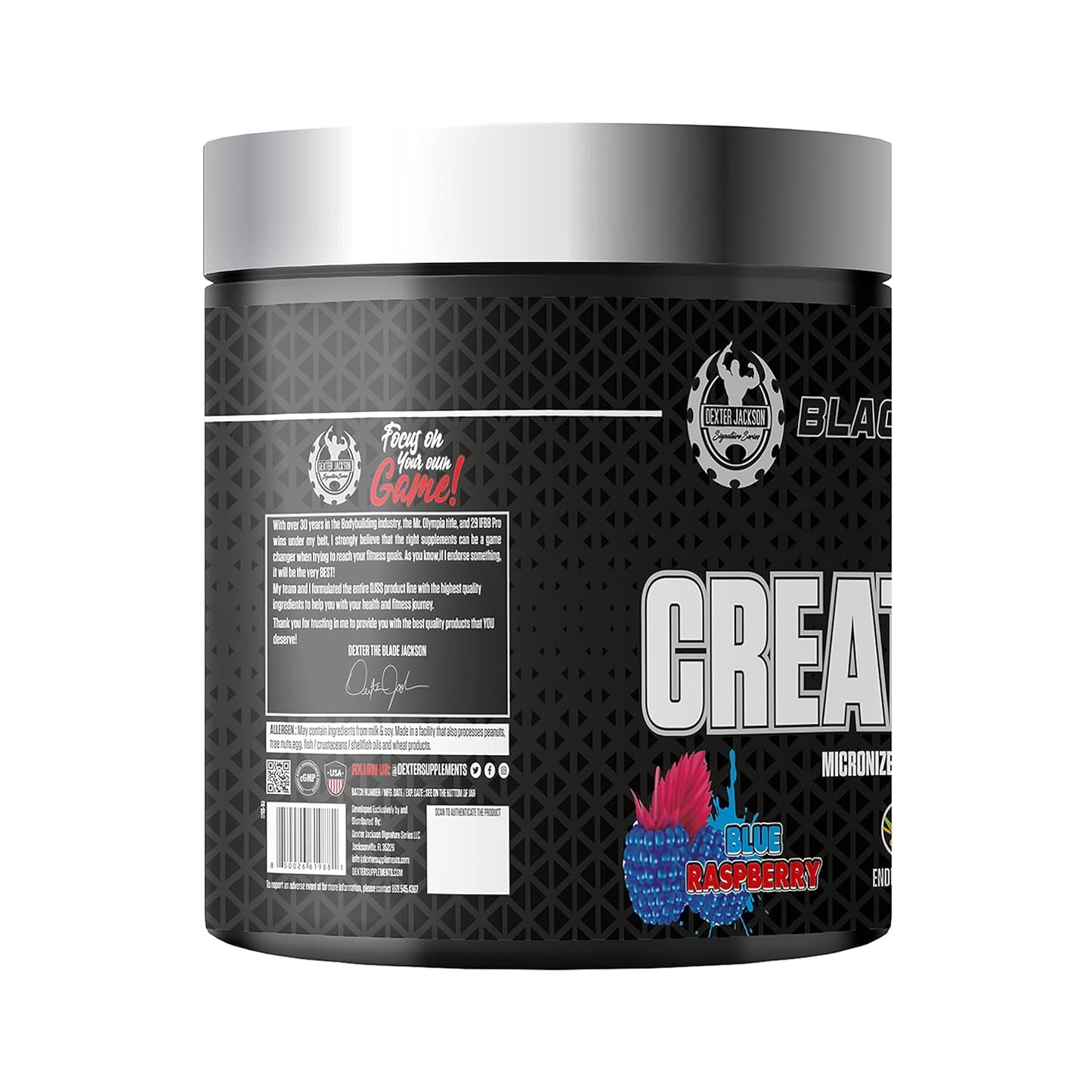 Dexter Jackson Black Series Creatine HCL, 150 servings