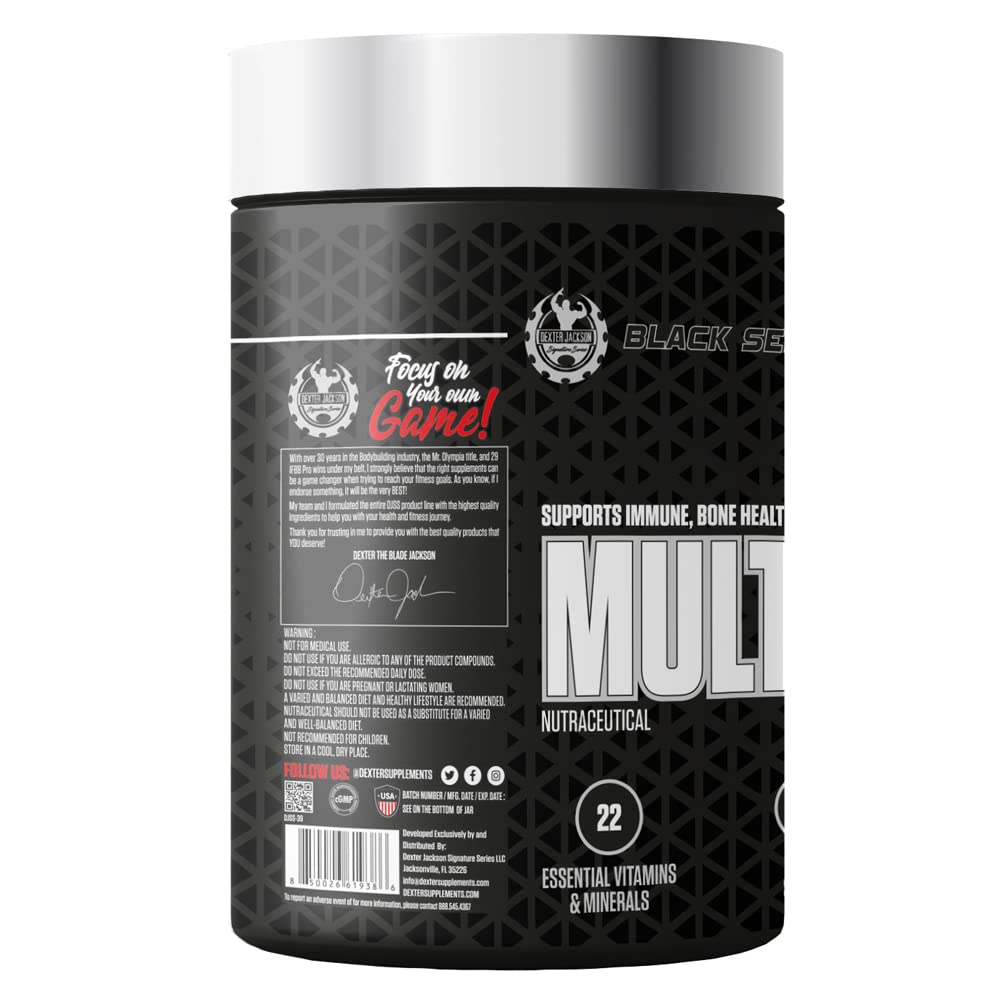 Dexter Jackson Black Series Multivitamin Complete, 120 tablets
