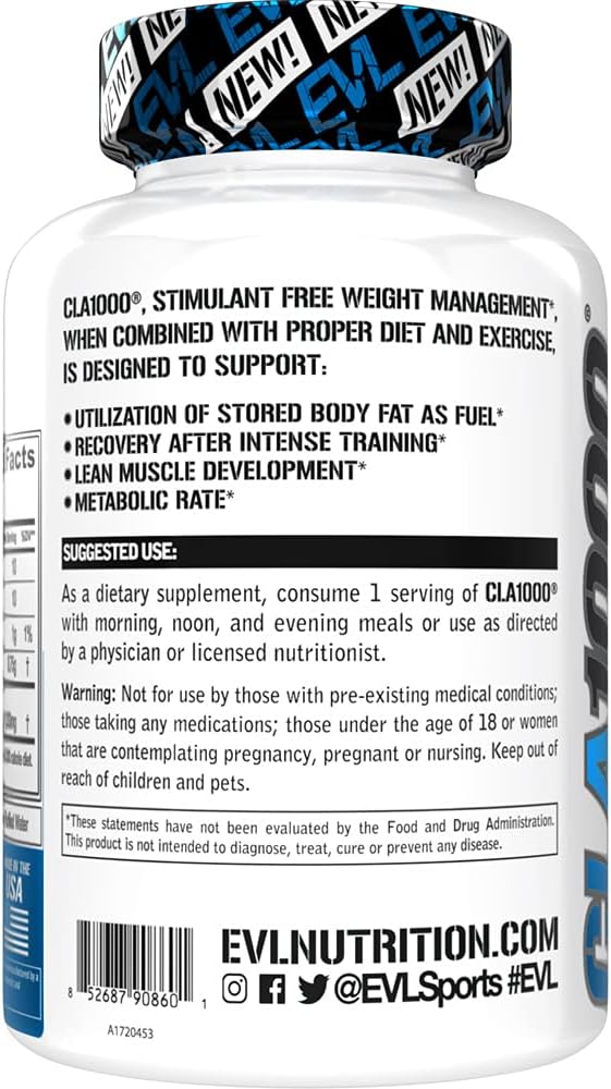 Evlution Nutrition (EVL) CLA 1000, 90 Softgels