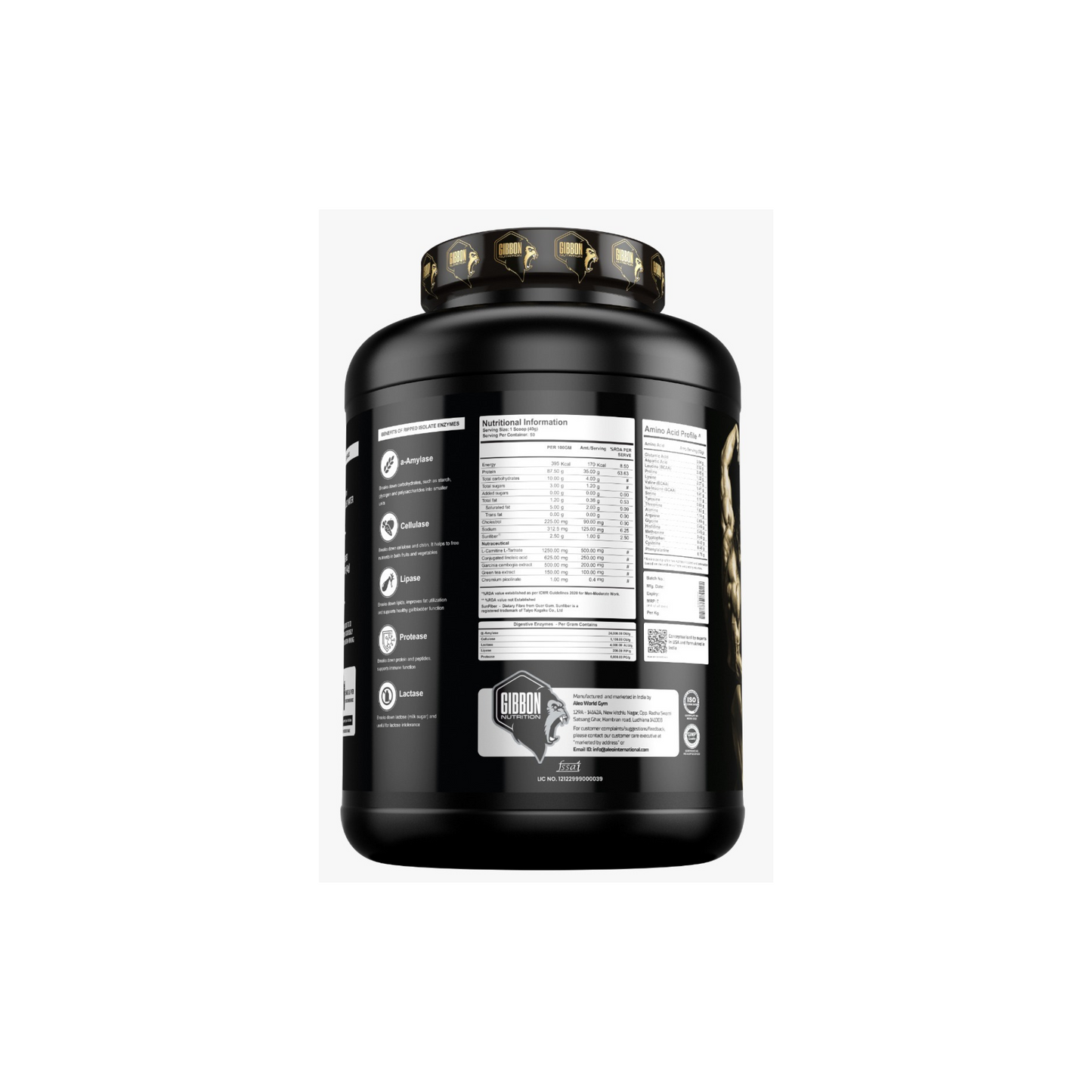 Gibbon Nutrition Ripped Isolate Whey Protein Isolate 2kg