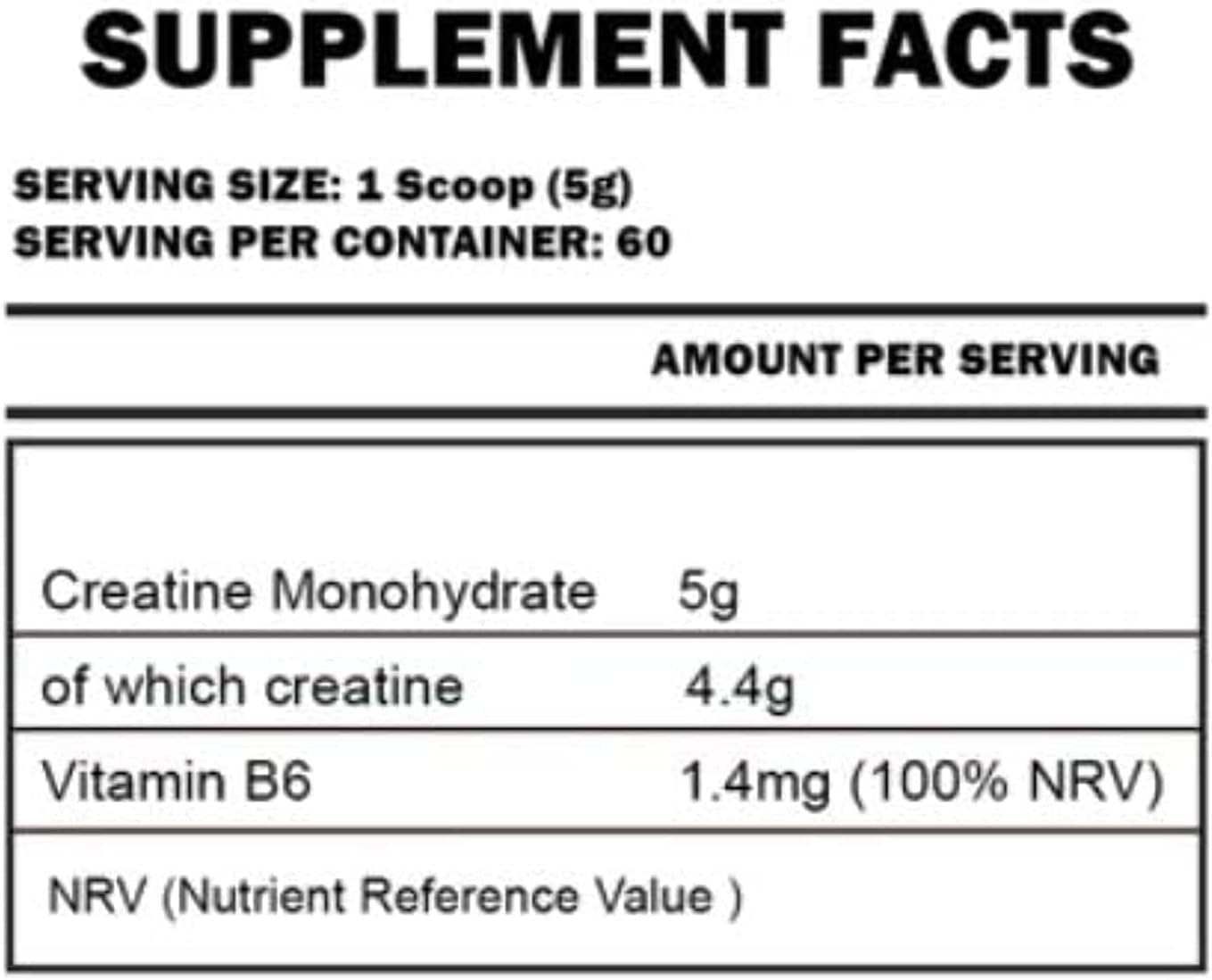 Kevin Levrone Gold Creatine 300gm, 60 servings