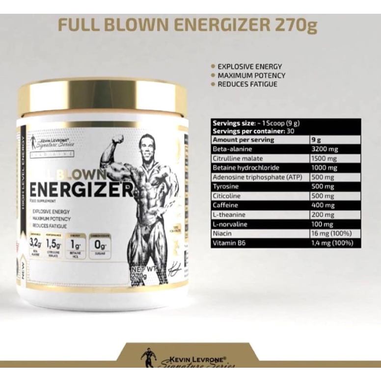 Kevin Levrone Full Blown Energizer, 30 servings