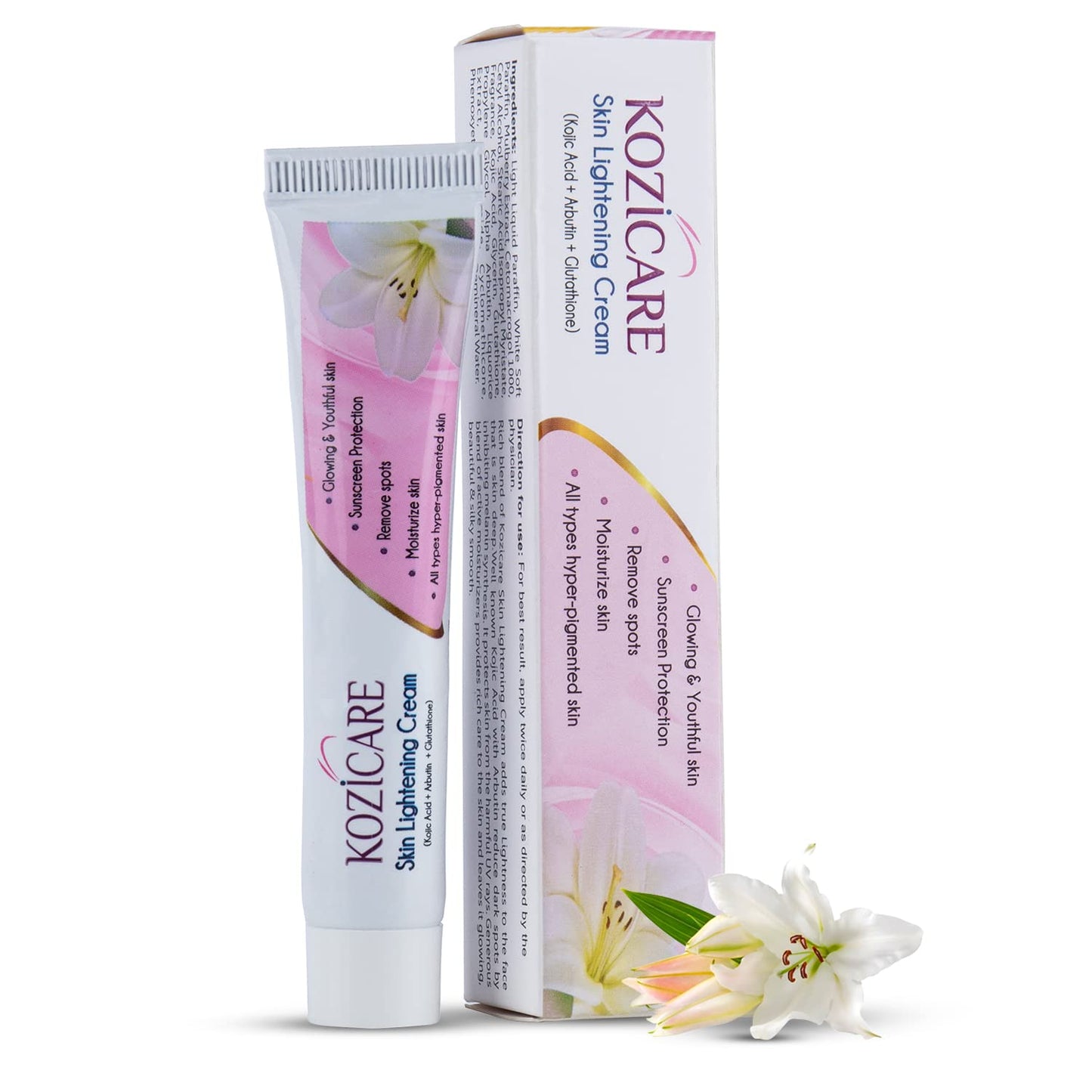 Kozicare Skin Lightening Non-Sticky Cream, 15gm
