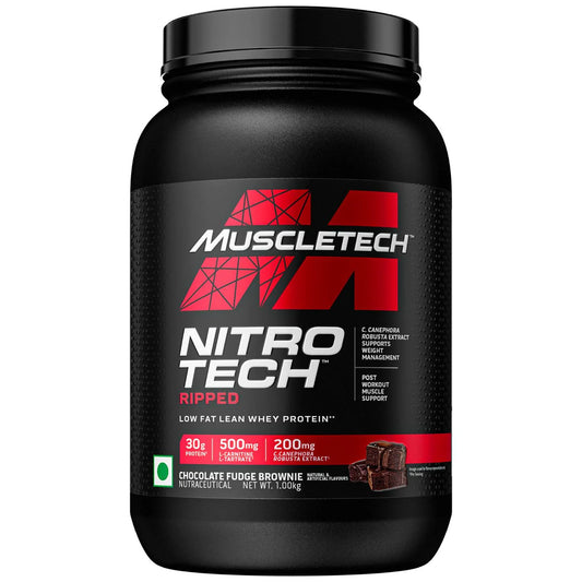 Muscletech Nitrotech Ripped Protein Powder, 907gm