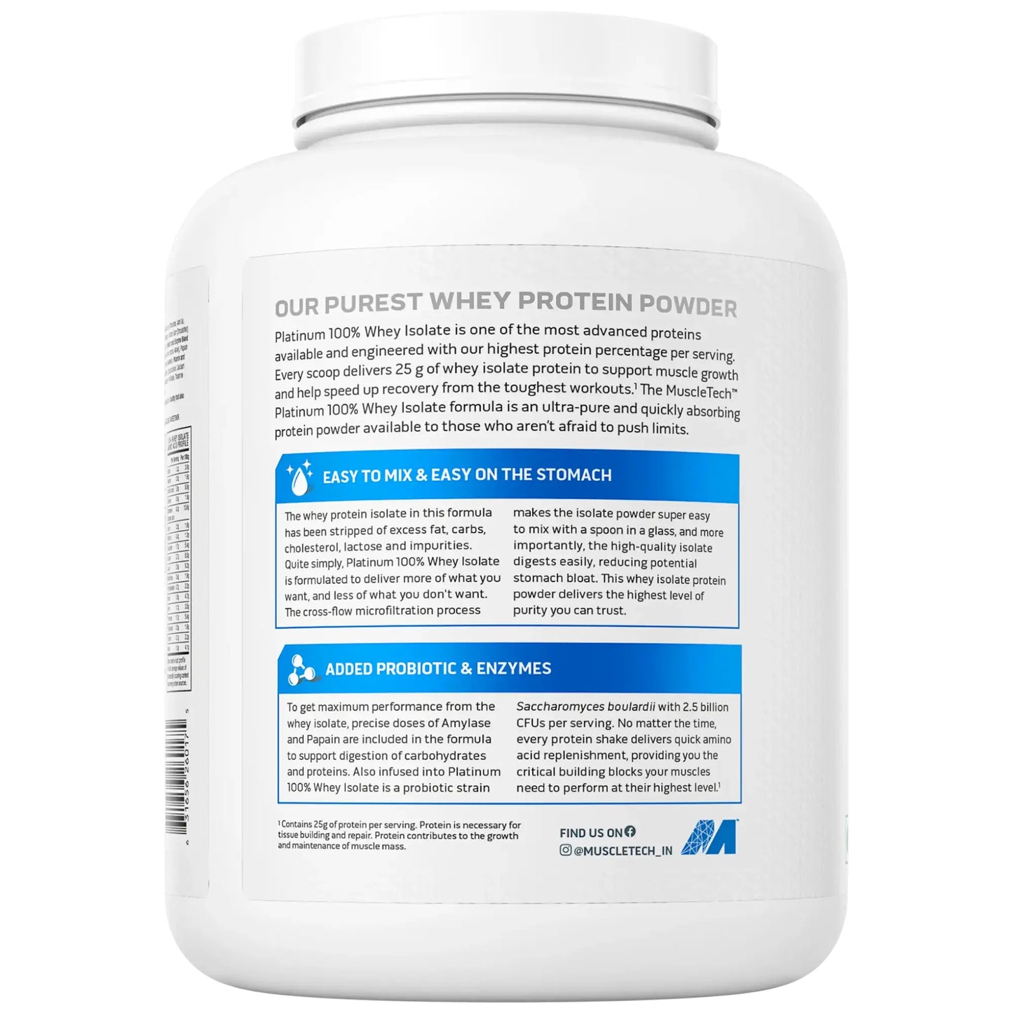 Muscletech 100% Whey Isolate Protein - Muscletech -