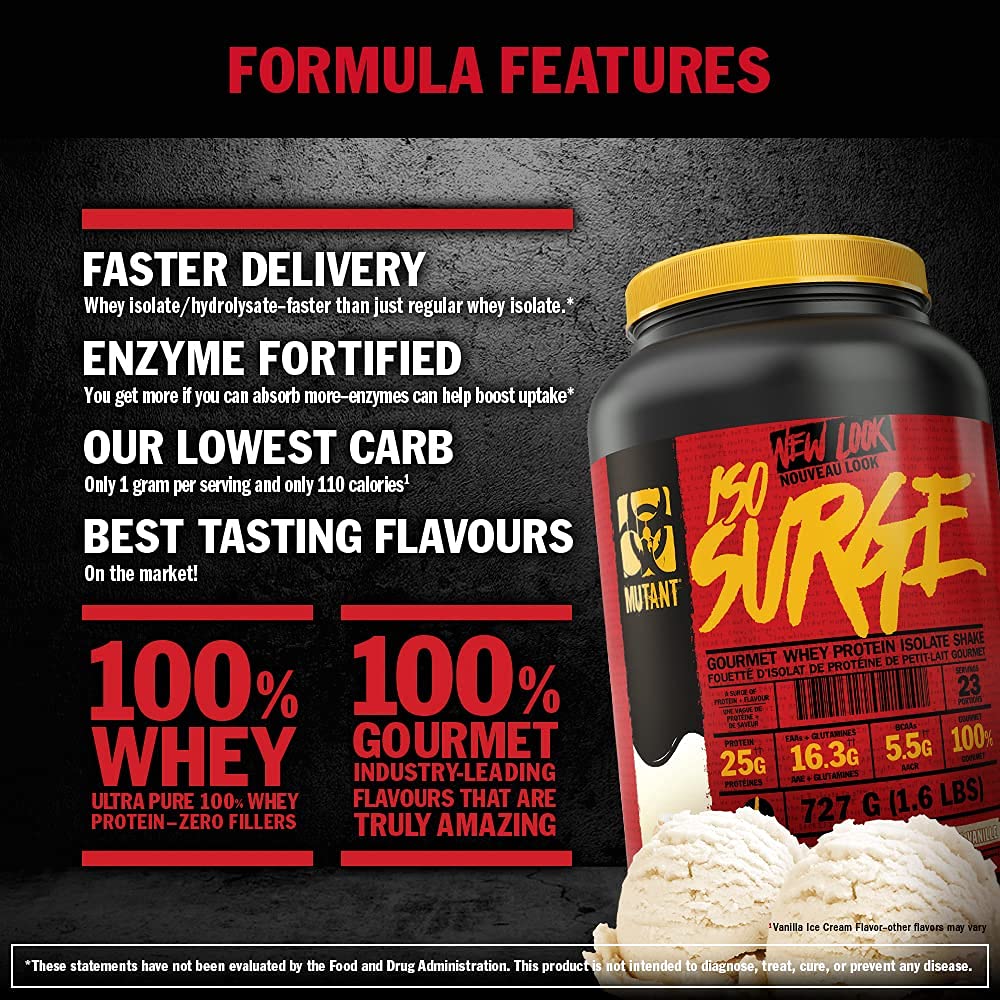 Mutant Iso Surge 5lbs (2.27 kg) Triple Chocolate