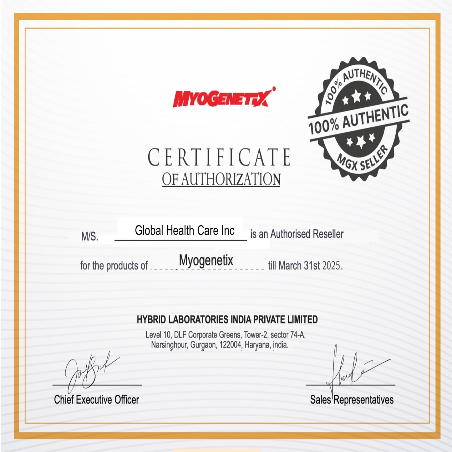 Myogenetix PLATINUM Whey protein Concentrate 5lbs