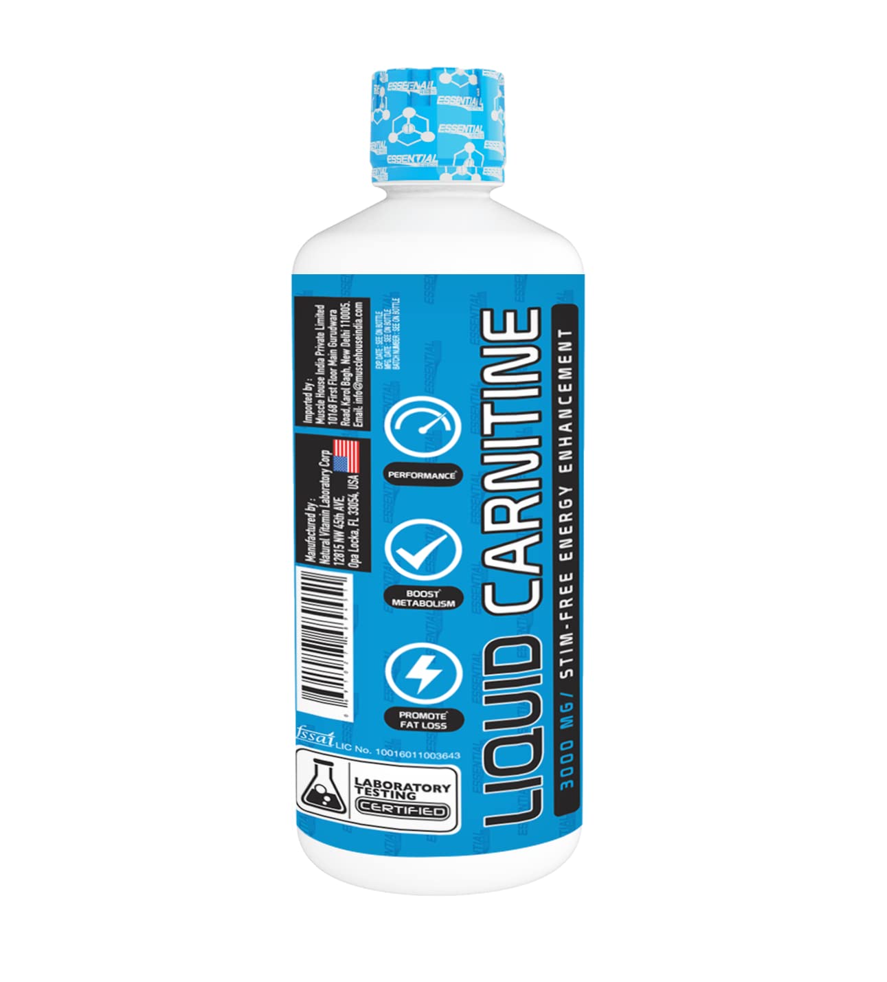 One Science Nutrition (OSN) Essential Series Liquid Carnitine- 3000mg, 31 Servings - One Science - OSN_LCarni_Watermelon