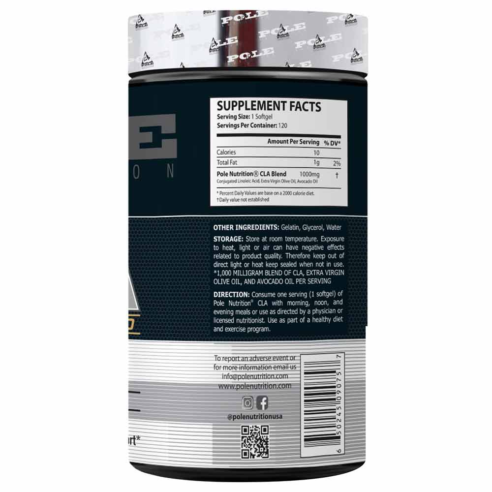 Pole Nutrition CLA 1000mg, 120 softgels
