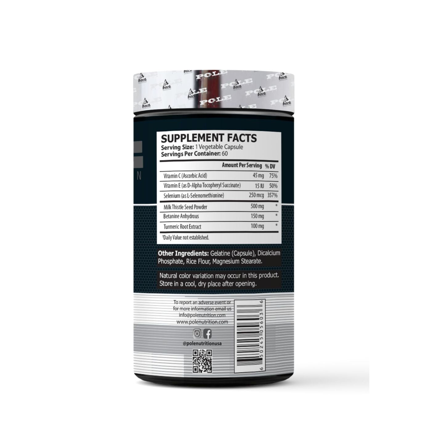 Pole Nutrition Liver Cleanse, 60 capsules - Pole Nutrition - Pole_LiverCleanse