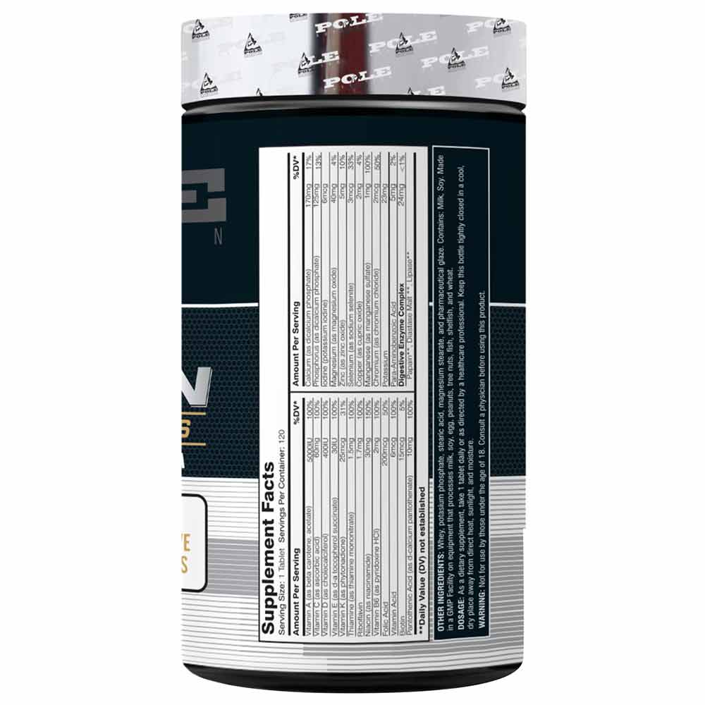Pole Nutrition Multi Vitamin, Advanced Daily Formula, 120 count