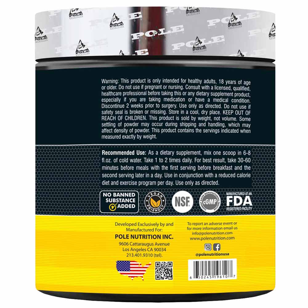 Pole Nutrition Ripper Fat Burner, 50 servings
