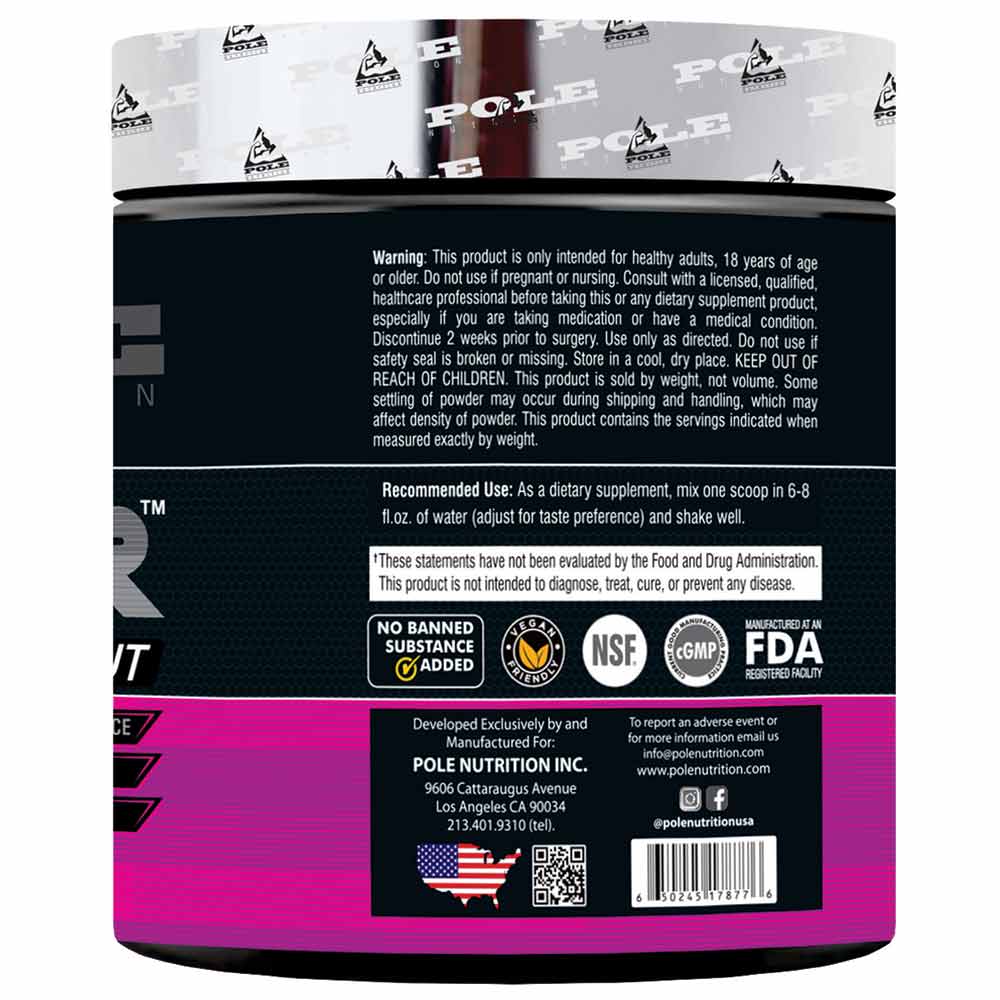 Pole Nutrition Teazer Pre Workout, 30 servings