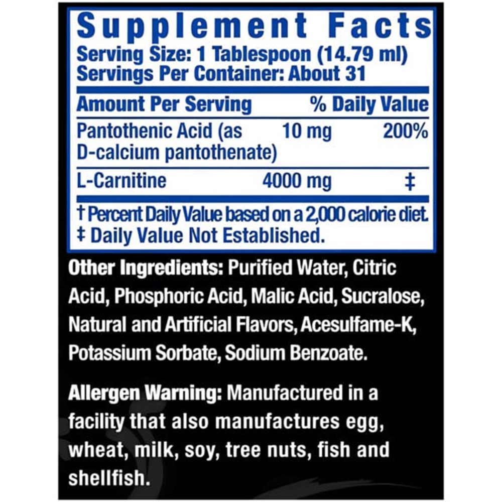 Ronnie Coleman L-Carnitine XS 4000 | 31 servings