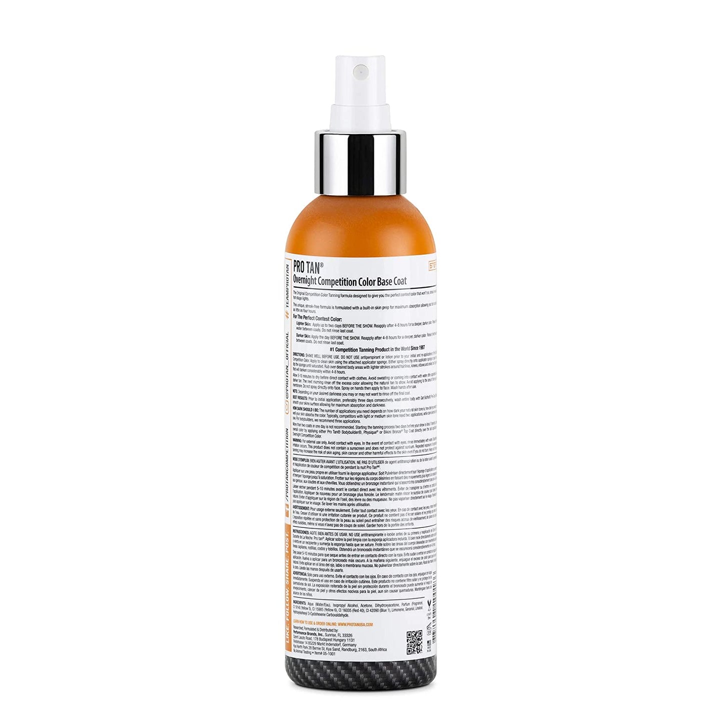 ProTan Overnight Competition Color with Applicator Suntan Brown Spray 250 ml