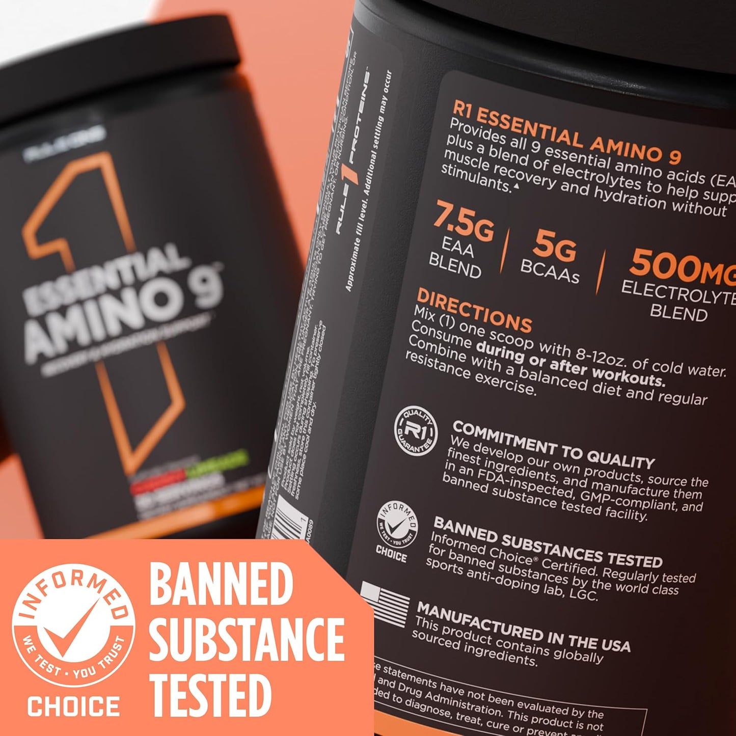 Rule1 R1 Essential Amino 9, 30 servings