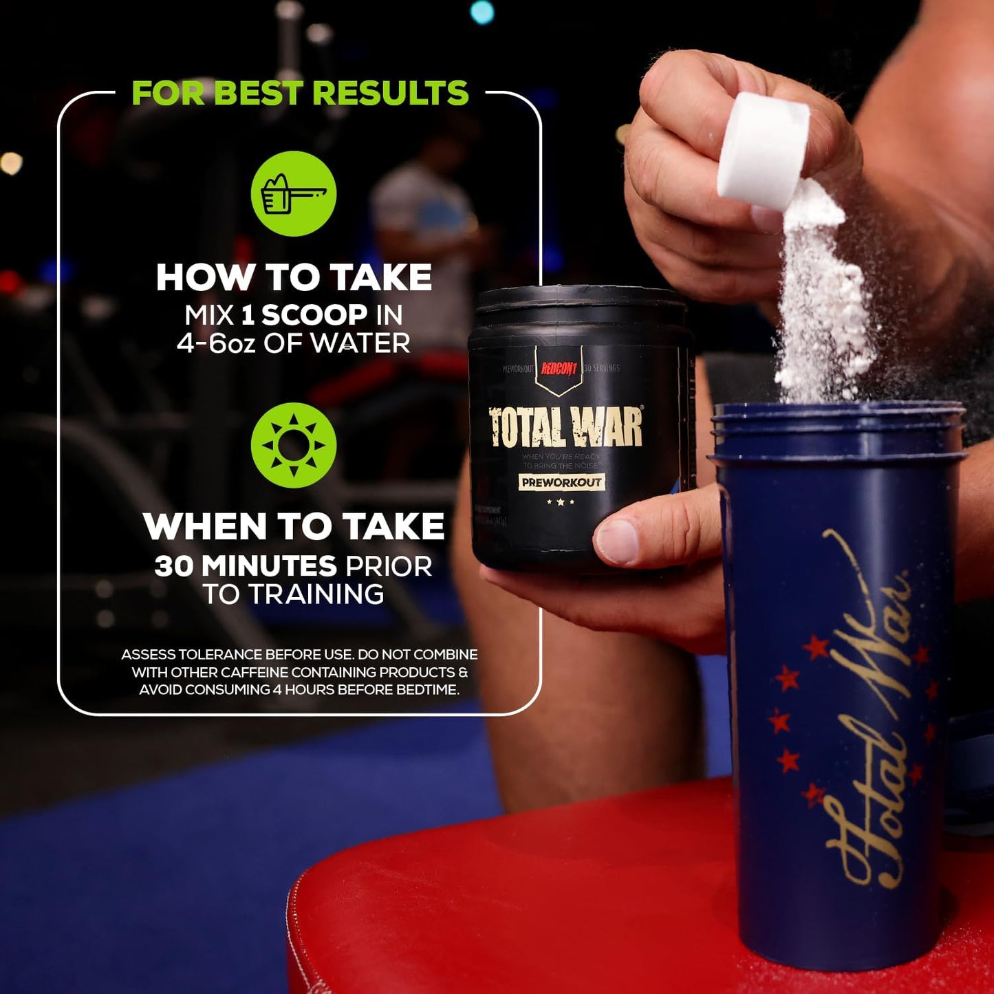 REDCON1 Total War Pre Workout, 30 servings