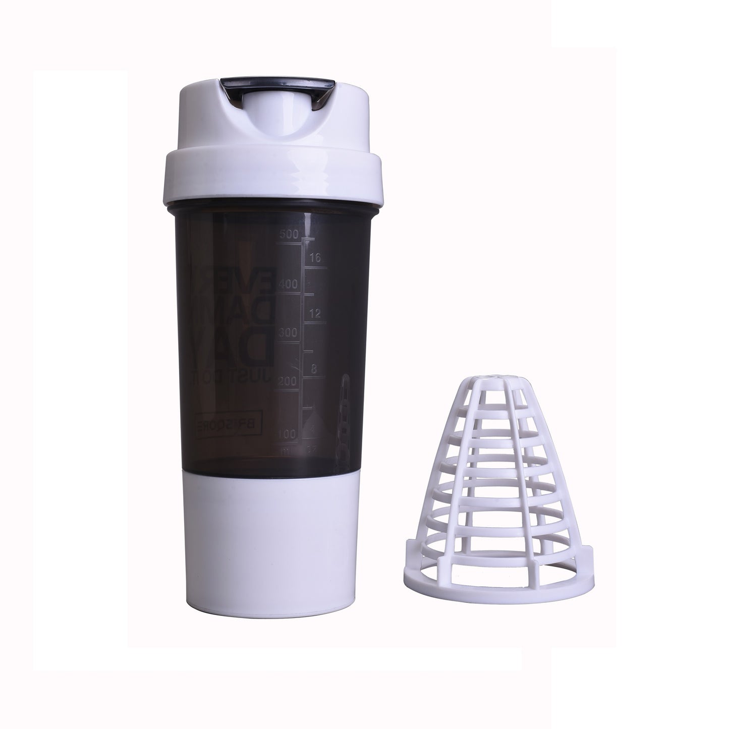 Brisqore Cyclone Shaker 500ml With Extra Storage Box (500 Ml)