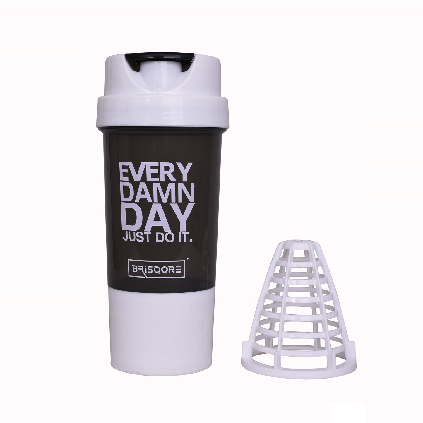 Brisqore Cyclone Shaker 500ml With Extra Storage Box (500 Ml)
