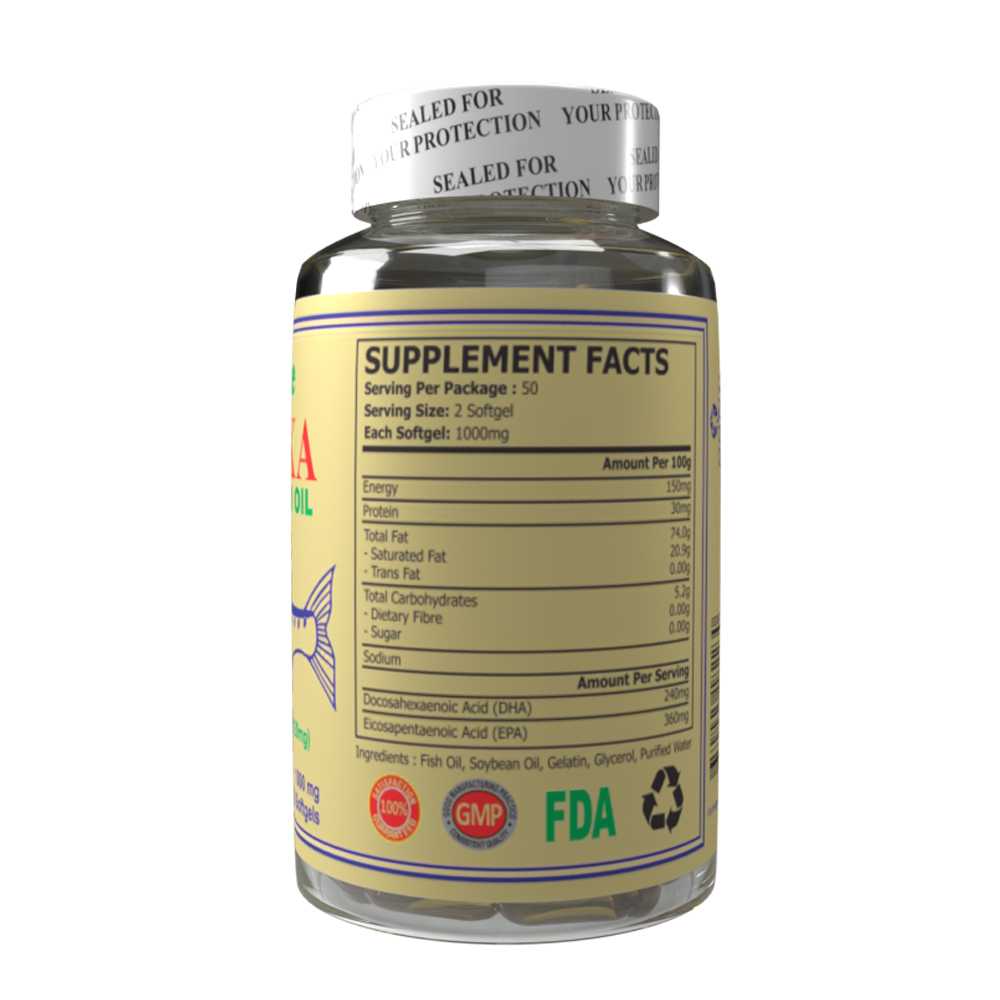 Sunline Alaska Deep Sea Fish Oil Omega-3 - Sunline Alaska - Alaska_FishOil_100