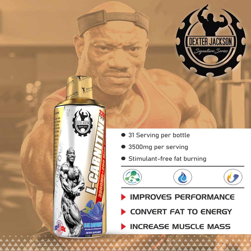 Dexter Jackson L-Carnitine 3200, 32 servings - Dexter Jackson -