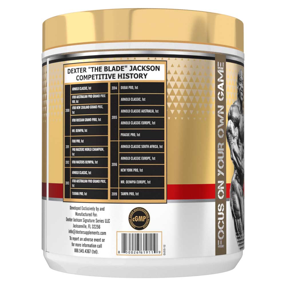 Dexter Jackson Legend Pump Advanced Pre workout, 30 servings - Dexter Jackson - DJ_LegendPre_BL