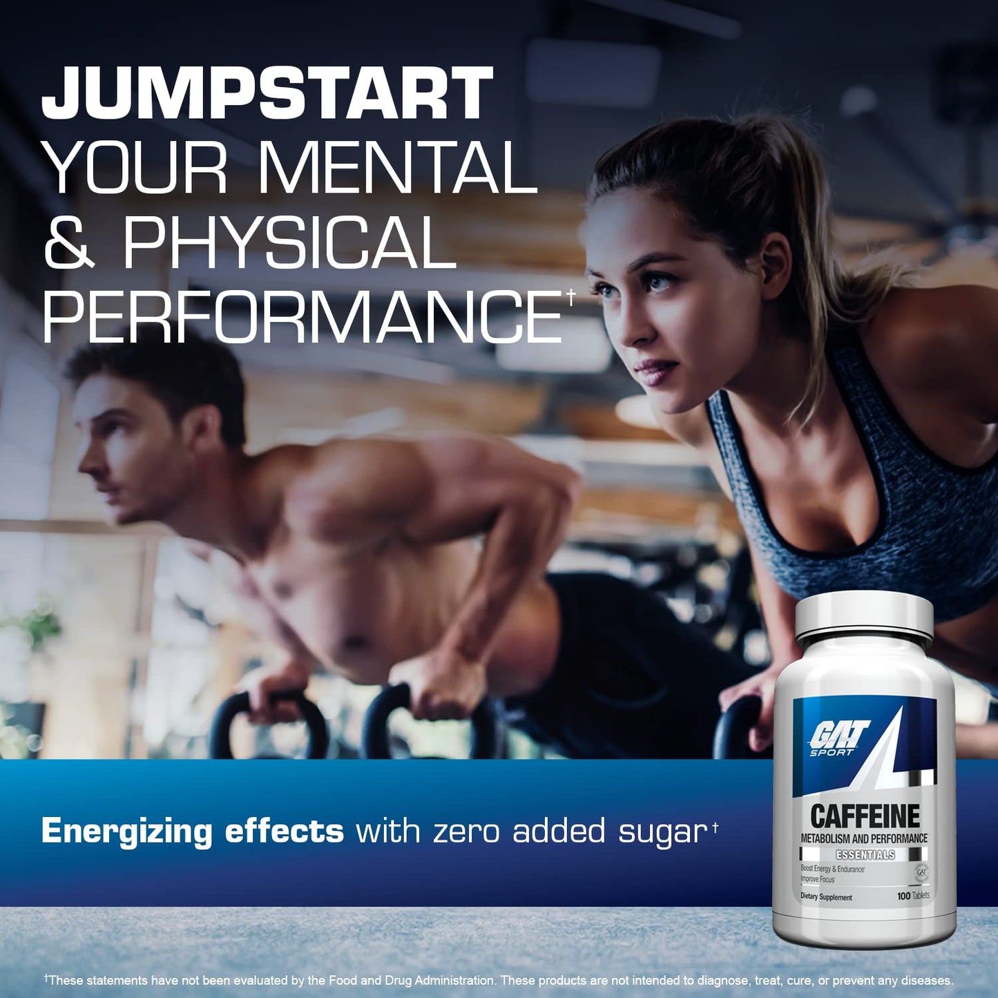 GAT Caffeine 100 Tablets - GAT - GAT_Caffeine_100