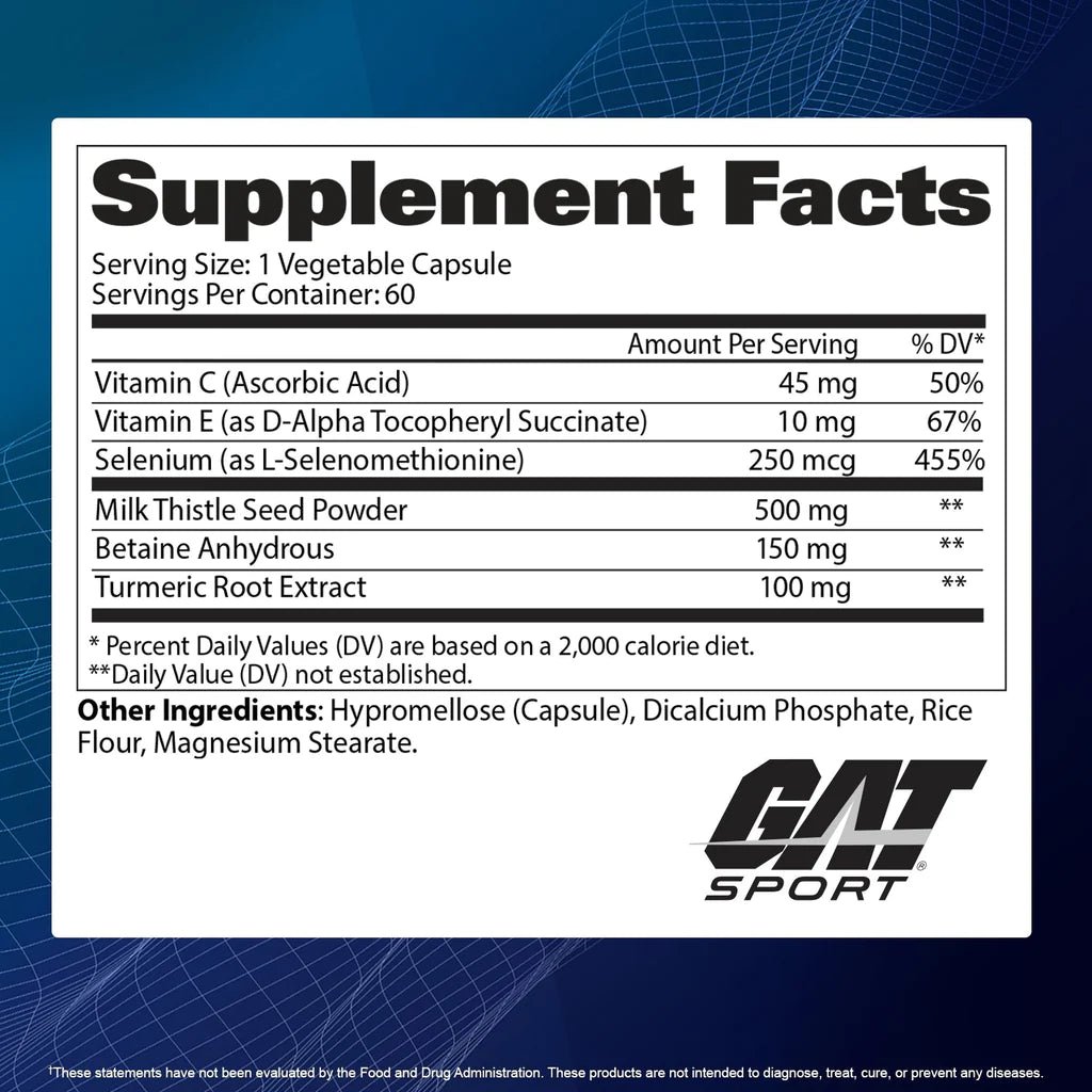 GAT Liver Cleanse 60 Veg Capsules - GAT - GAT_LiverCleanse