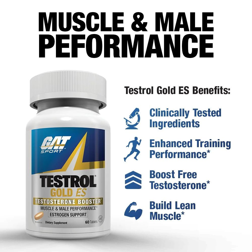 GAT Testrol Gold ES, 60 count - GAT - GAT_Testo_60
