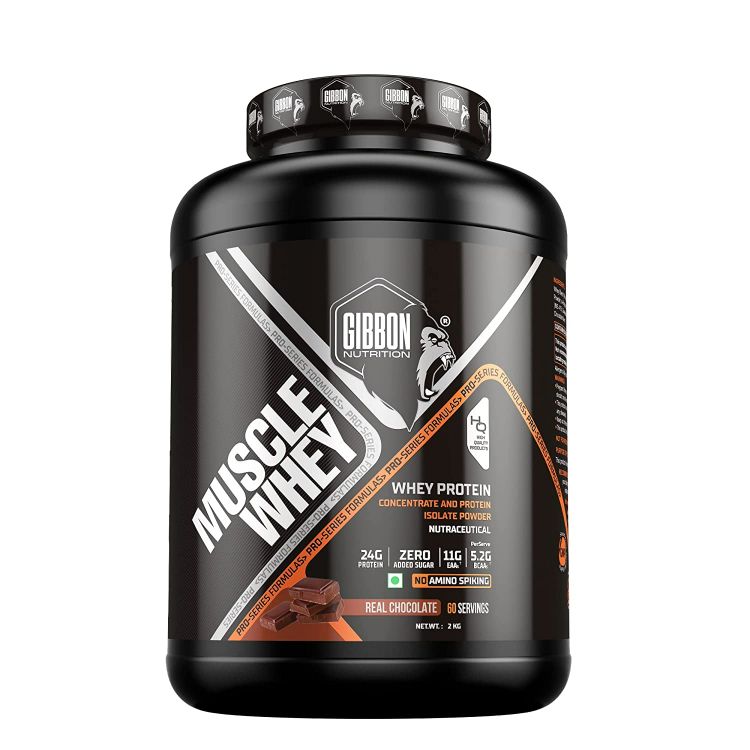 Gibbon Nutrition Muscle Whey Protein Powder 2kg - Gibbon Nutrition -