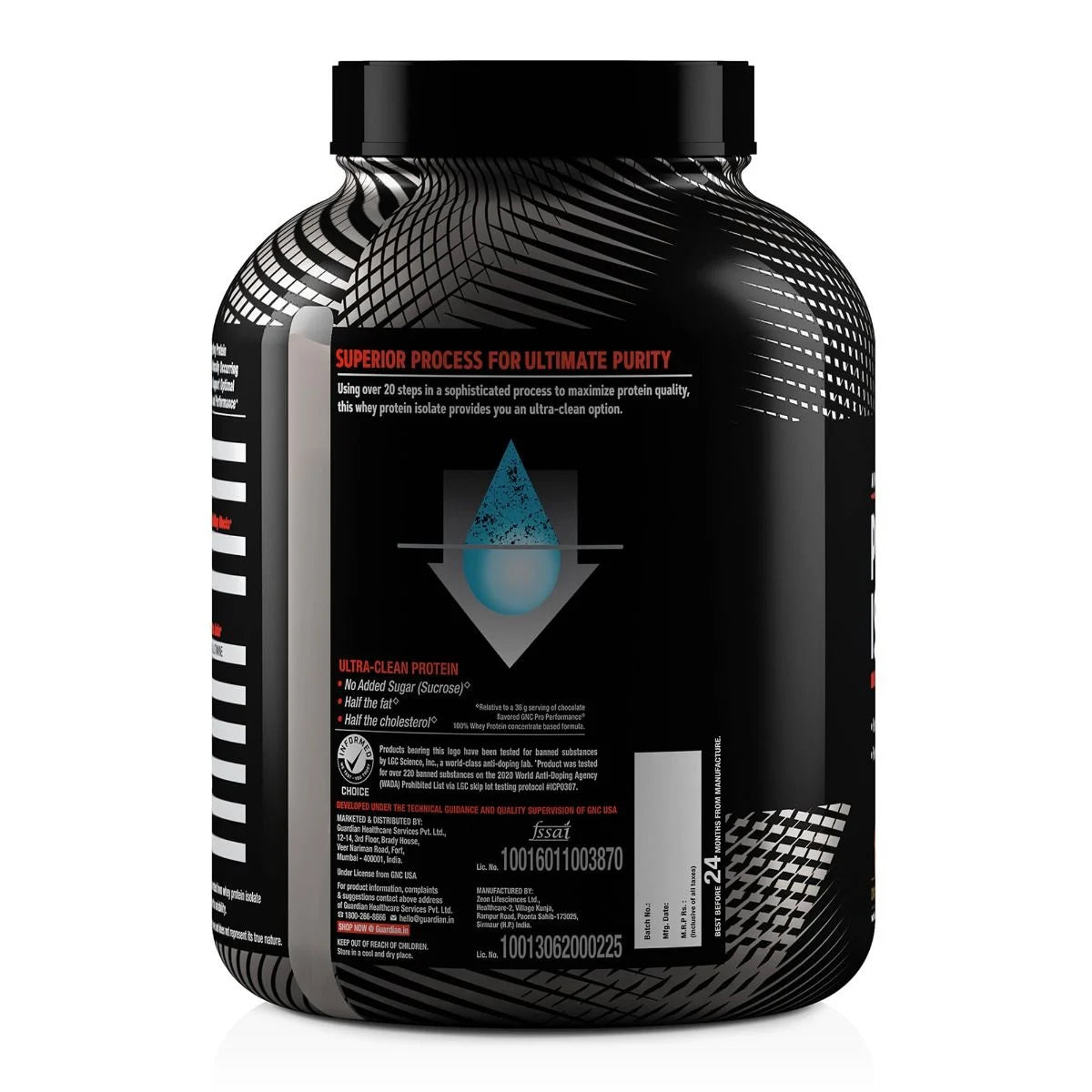 GNC AMP Pure Isolate – 25g Protein, 5g BCAA, Low Carb - GNC -