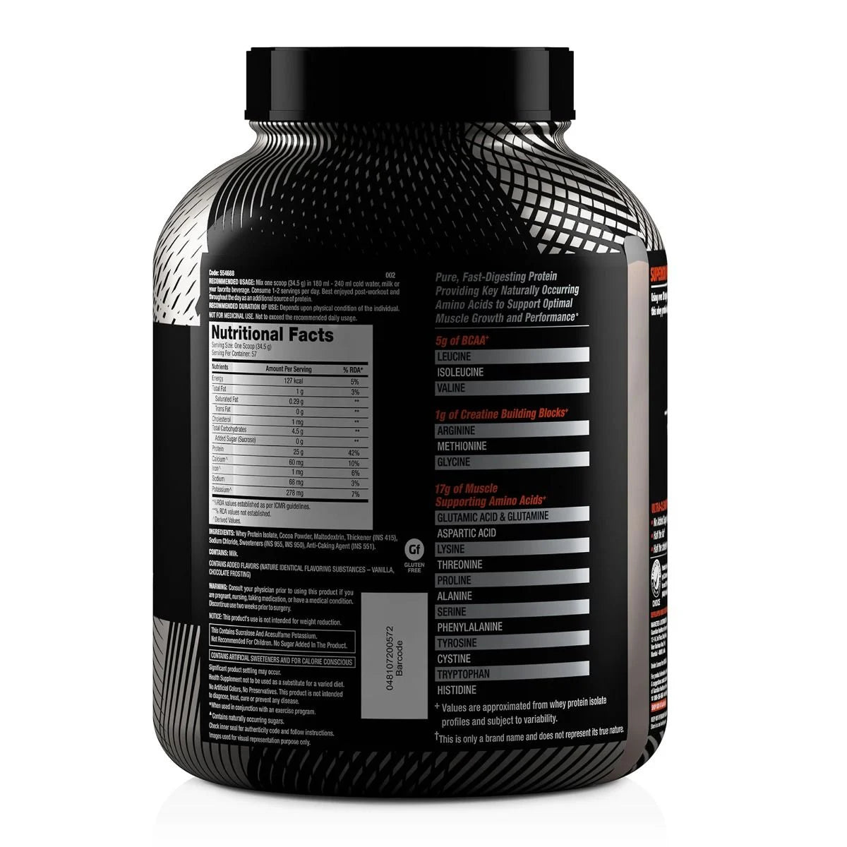 GNC AMP Pure Isolate – 25g Protein, 5g BCAA, Low Carb - GNC -