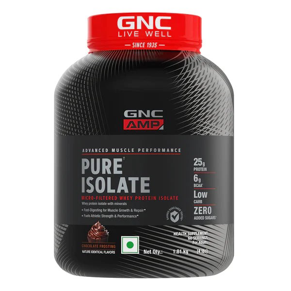 GNC AMP Pure Isolate – 25g Protein, 5g BCAA, Low Carb - GNC -