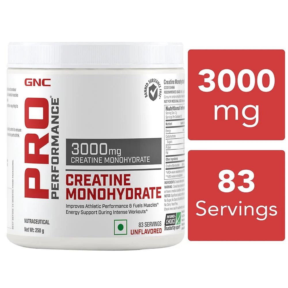 GNC Creatine Monohydrate 250gm - GNC - GNC_Creatine